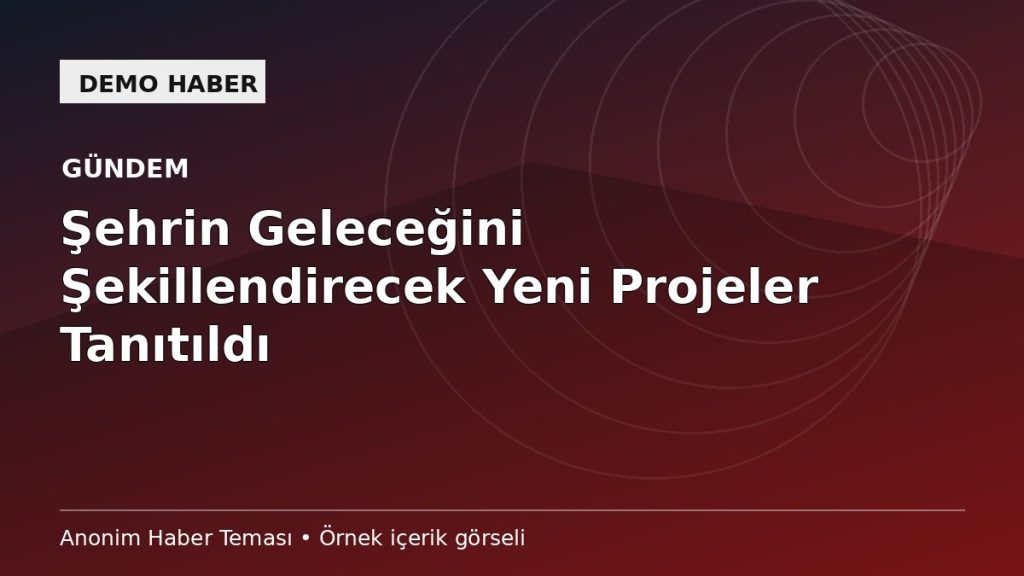 Yeni Projelerin Tanıtımından Özel Fotoğraflar