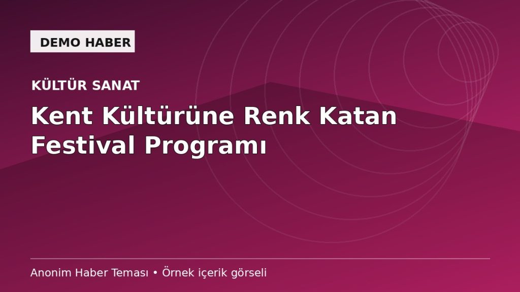 Kültür Sanat Sezonundan İlk Görüntüler